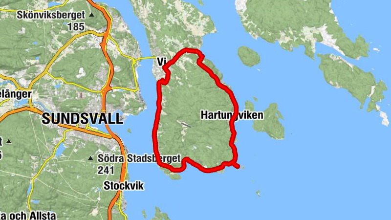 Spikarna - Sälsundet - Lilla Havstoviken - Bjällstensviken