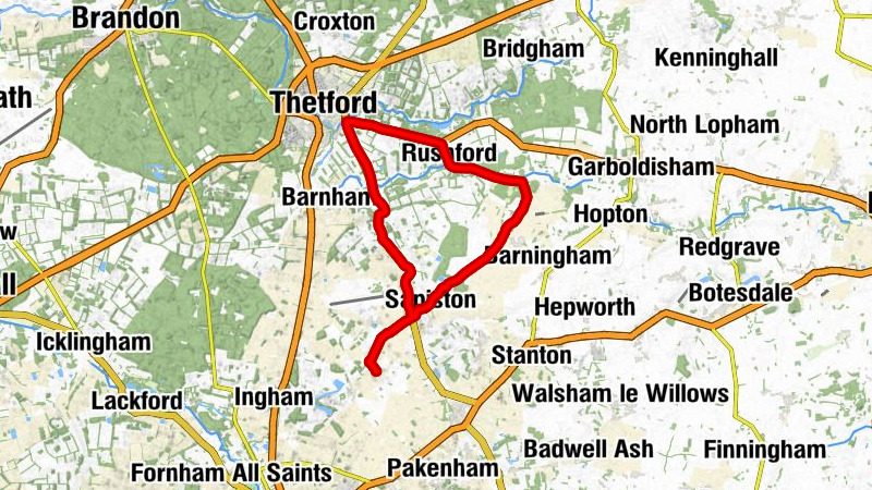 Troston - Honington - Sapiston - Saint Peter's Church