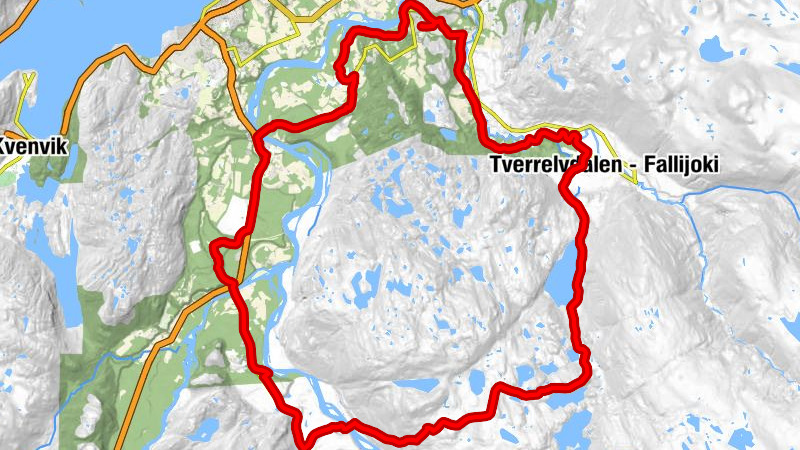 Kaiskuru - Pelkiouta - Mannsverk - Lottabakken