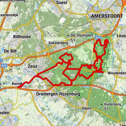 Bunnik - Zeist - Leusden - Amersfoort