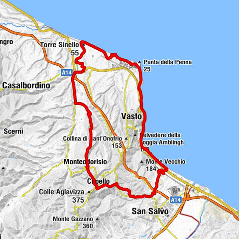 Vasto S.Salvo - Lo Chalet - Punta Aderci - San Tommaso