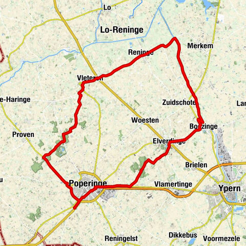 Westvleteren - 't Molenhof - Sint-Rictrudiskerk - Sint-Petrus en Pauluskerk