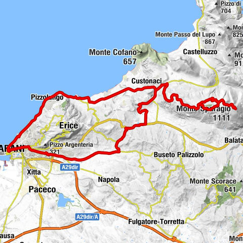 Trapani - San Giuseppe - Sacra Famiglia - Monte Sparagio
