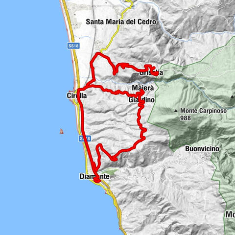 Diamante-Buonvicino - Diamante - Cirella - Grisolia