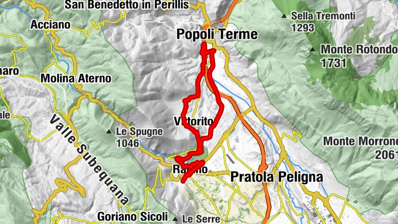 Raiano - Madonna di De Contra - Popoli Terme - Chalet Capo Pescara