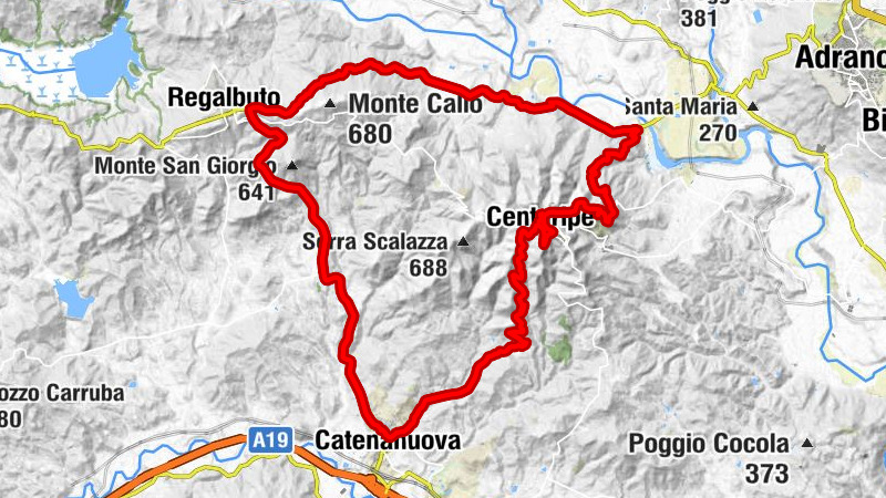 Centuripe - Poggio Treboni - Monte Calvario - Chiesa del Santissimo Crocifisso