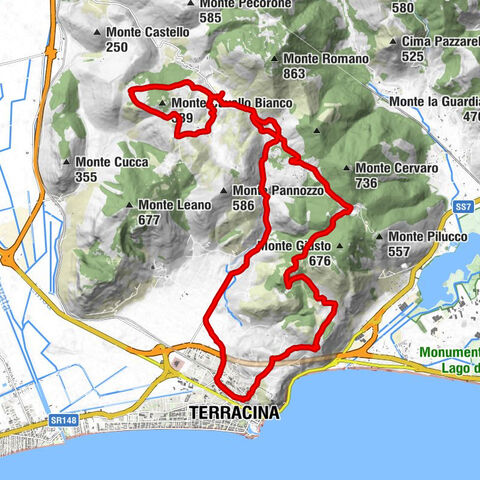 Campo Soriano - San Francesco - Cattedrale di San Cesareo - Terracina