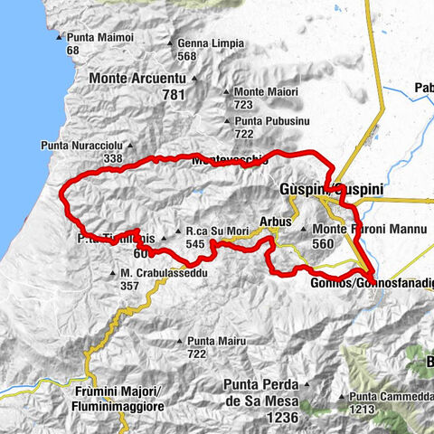 Gonnos/Gonnosfanadiga - Gùspini/Guspini - Montevecchio - Chiesa di Santa Barbara