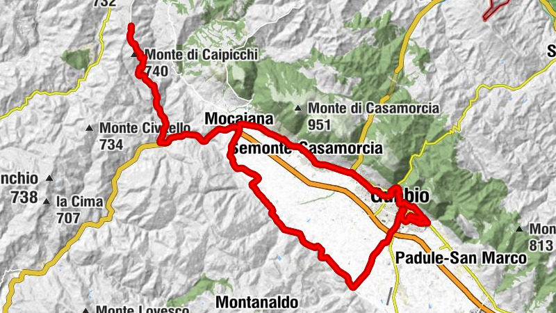 Cima di Sant'Anna - Cappella Madonna dei Perugini - Chiesa di Sant'Agostino - Chiesa Madonna del Ponte