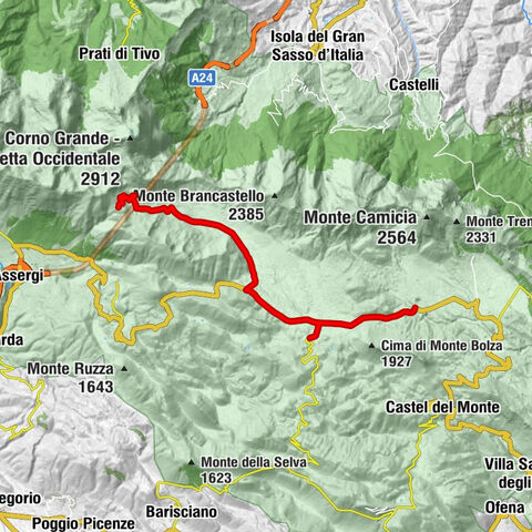 Bivio di Sant'Egidio - Chiesetta della Madonna della Neve