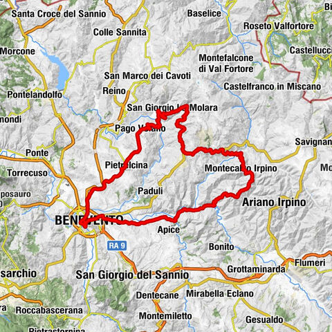 Montecalvo-Buonalbergo-Casalbore - Chiesa di San Gennaro - Chiesa di San Giovanni Gerosolimitano - Chiesa del Carmine