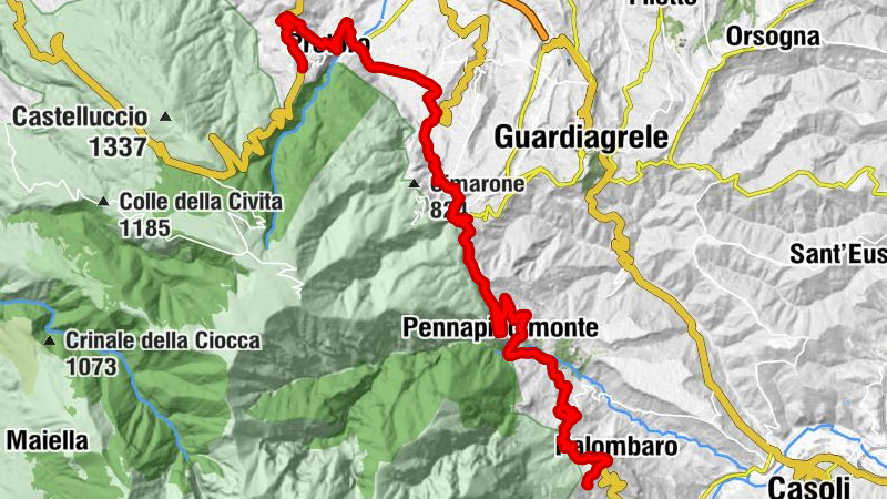 Trattoria dal Pagano - Colle Forche - Chiesa Maria Santissima della Libera - Cimirocco (La Pinna)