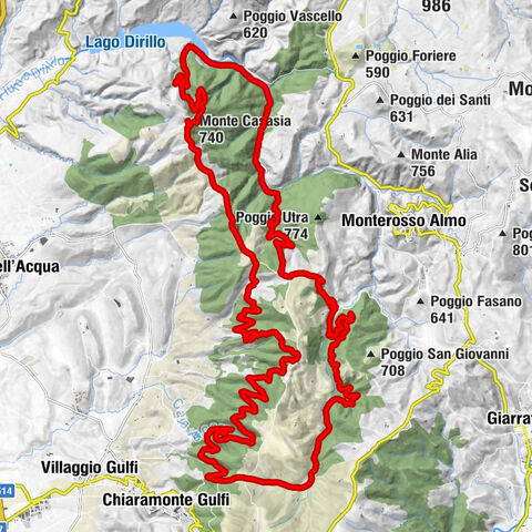 Chiaramonte Gulfi - Rifugio Arcibessi - Monte Casasia - Monterosso Almo