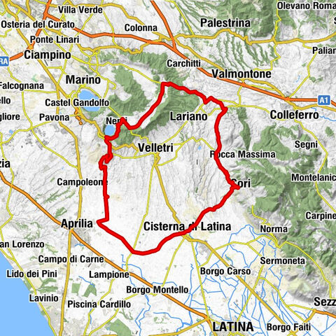 Cori - Bar Trattoria Carano Garibaldi - Colle degli Impiccati - Le Crocette