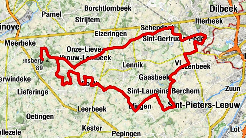 Ninove - Krekelhof - Sint-Amanduskerk - Sint-Annakerk