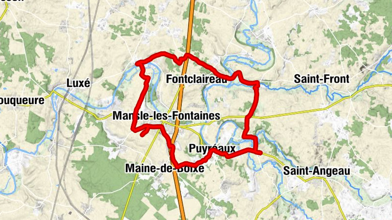 Saint-Ciers-sur-Bonnieure - Mouton - Église Saint-Martial - Champ du Mat