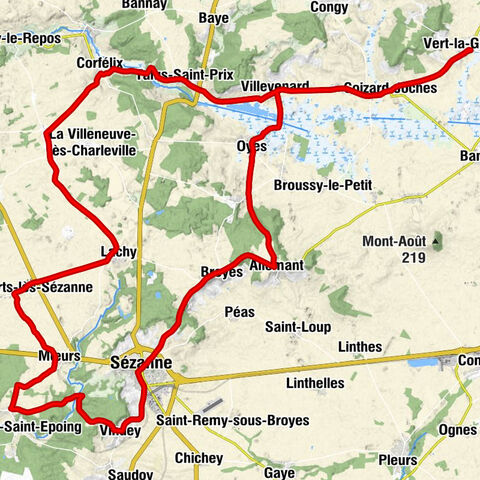 Vert-la-Gravelle - Église Saint-Denis - Église de l'Assomption - Église Saint-Alpin