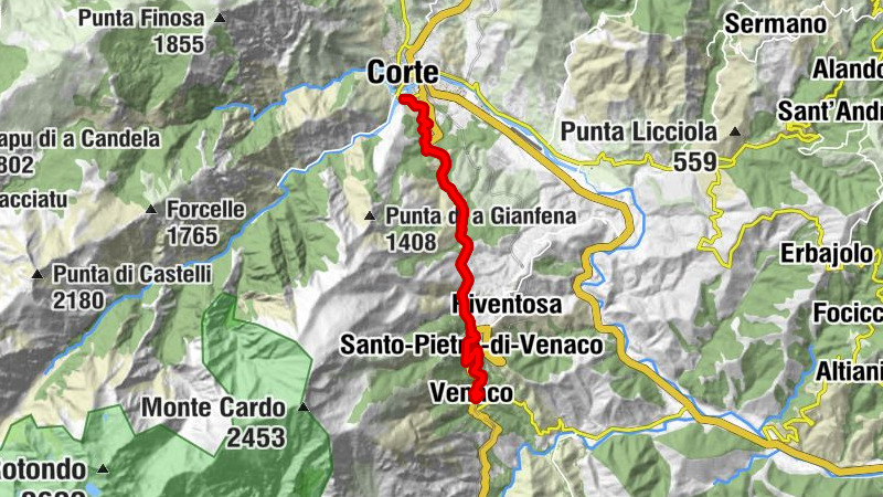 Venaco - Église Saint-Michel - Église Saint-Antoine - Chapelle Saint-Antoine-de-Padoue