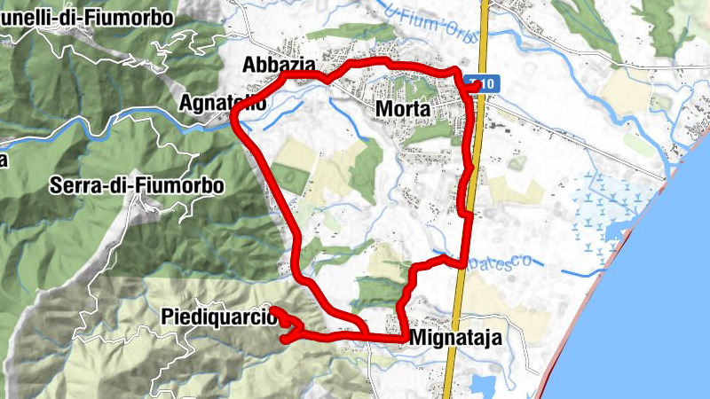 Migliacciaro - Querciolo - Capanella - Casella