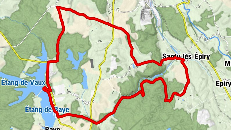 La Collancelle - Port Brulé - Sardy-lès-Épiry - Vaux