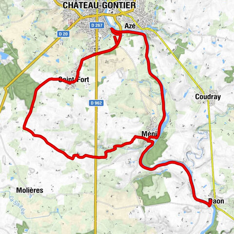 Daon - Église Saint-Fort - Château-Gontier - Église Saint-Georges