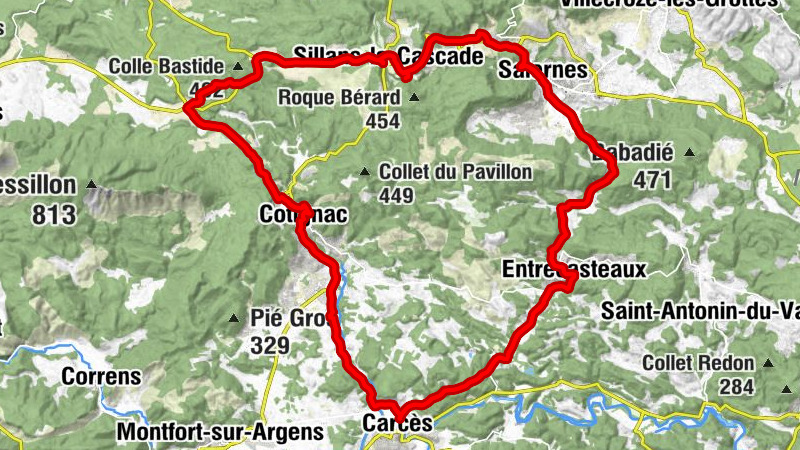 Carcès - Le grand Chêne de Sillans - Église Saint-Pierre - Chapelle Notre-Dame-de-l'Aube