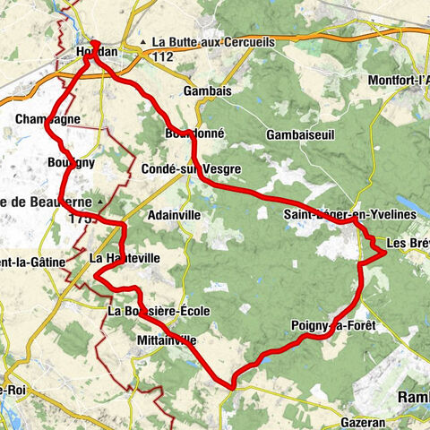 Houdan - Église Sainte-Madeleine - Église Saint-Pierre - Église Saint-Jacques-le-Majeur et Saint-Christophe