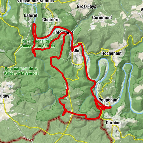 Poupehan - Mouzaive - Chairière - Grotte de Notre-Dame de Lourdes