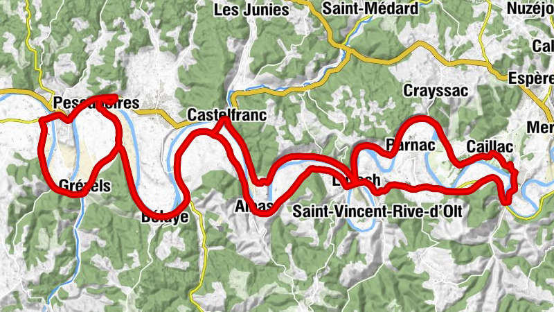 Douelle - Église Saint-Laurent - Église Saint-Hilaire - Église Saint-Martin