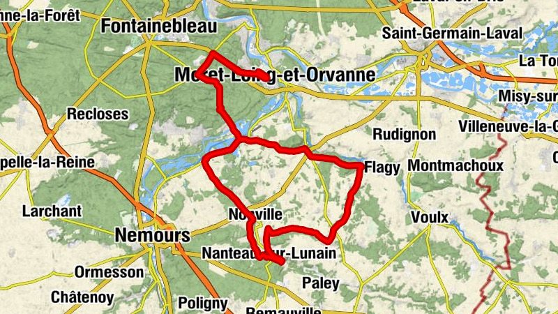 Moret-sur-Loing - Veneux-les-Sablons - Église Saint-Pierre-aux-Liens - Église Notre-Dame-de-l'Assomption - La Nantellienne
