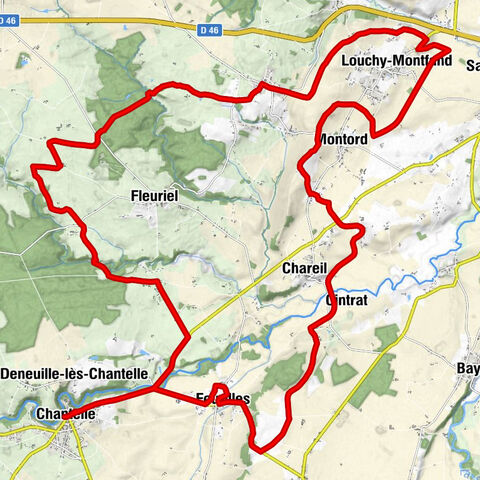 Chantelle - Église Saint-Nicolas - Le Colombier - Les Joncs