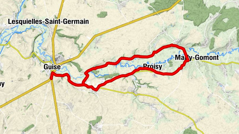 Guise - Beaurain - Église Sainte-Aldegonde - Église Sainte-Catherine