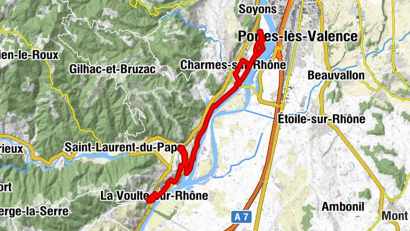 Soyons - Les deux Rives - Église Saint-Vincent - Charmes-sur-Rhône