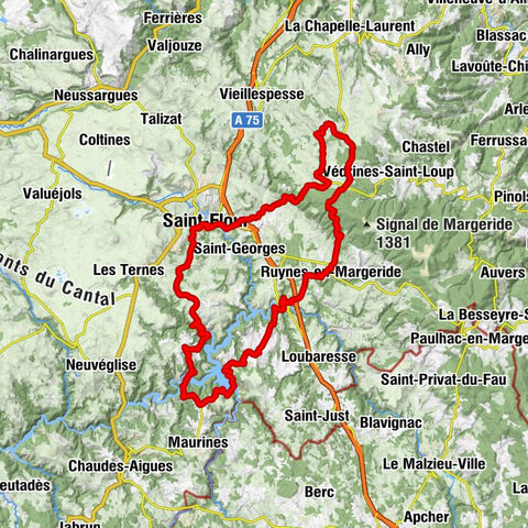 Saint-Flour - Chaudes-Aigues - Église Notre-Dame de l'Assomption - Église Notre-Dame-de-la-Nativité - Église Saint-Vincent