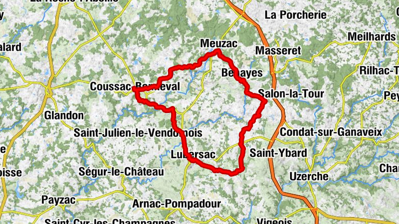 Coussac-Bonneval - Église Saint-Saturnin - Église Saint-Étienne - Église Saint-Martin