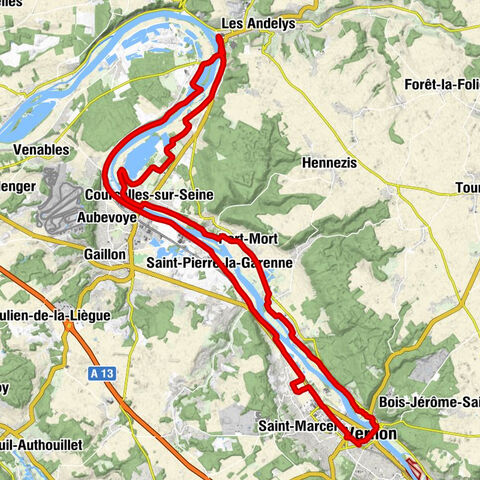 Vernon - Giverny - Vernon - Cité Manuca - Église Saint-Sauveur