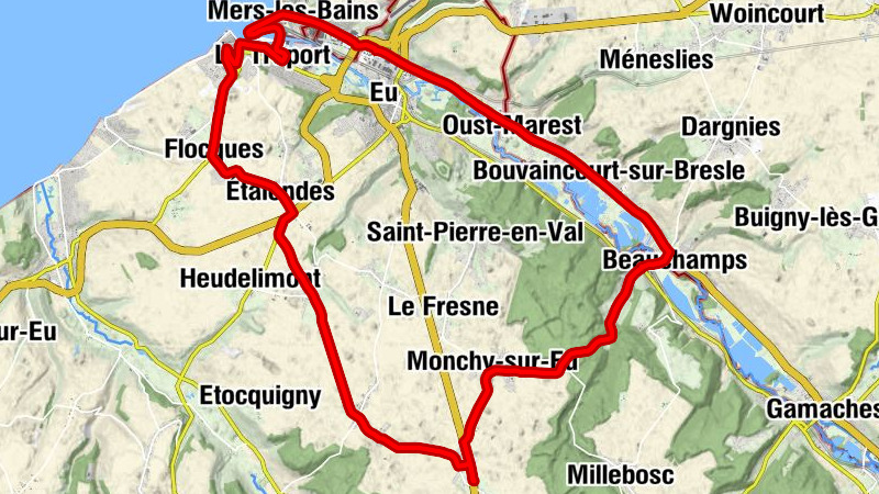 Le Mesnil-Réaume - Église Notre-Dame de la Nativité - Église Saint-Jacques du Tréport - Église Saint-Riquier