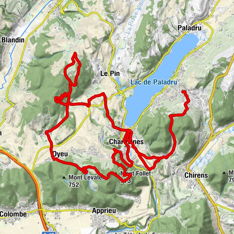 Bilieu - Hameau du Grand Bilieu - Plan du Rey - Mont Follet