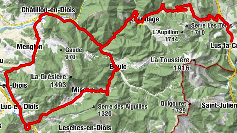 Lus-la-Croix-Haute - Église Saint-Jean-Baptiste - Église Saint-Martin - Église de la Sainte-Vierge