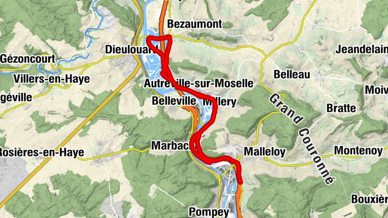 Custines - Millery - Autreville-sur-Moselle - Église Saint-André