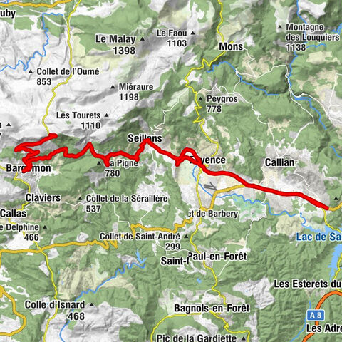 Fayence - Chapelle Notre-Dame-de-l'Ormeau ou des Essarts - Église Saint-Étienne