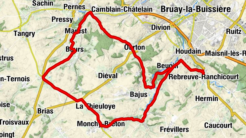 Rebreuve-Ranchicourt - Beugin - La Comté - Église Sainte-Austreberthe