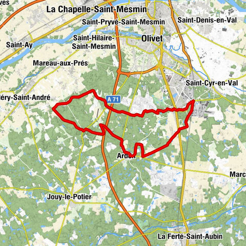 Saint-Cyr-en-Val La-Source - Campanille - Domaine des Blancs Bouleaux - Église Saint-Avit