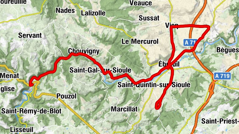 Le Faubourg d'Outre-Sioule - Ébreuil - Église Saint-Maurice - Église Saint-Léger