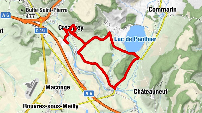 Bar Restaurant Lac de Panthier - Créancey - Église Saint-Symphorien - De l'Auxois