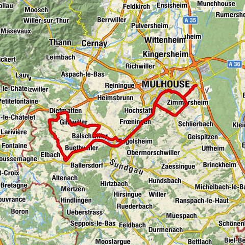 Rixheim - Chapelle Saint-Fridolin - Église Saint-Jean-Baptiste - Église Saint-Nicolas