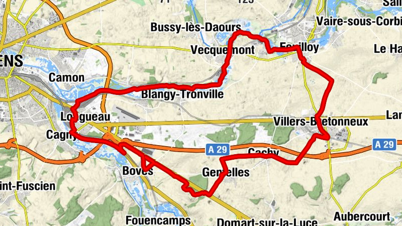 Villers-Bretonneux - Monsieur Kebab - Église Sainte-Colombe - Cachy