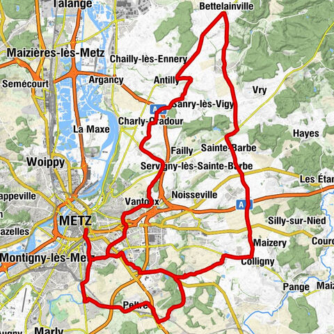 Pointes des Quartiers - Église Saint-Lambert - Chapelle Notre-Dame-des-Sept-Douleurs - Église Sainte-Lucie