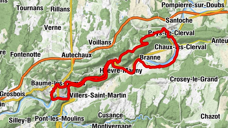 Clerval - Église paroissiale Saint-Martin - Église Saint-Pierre - Église Saint-André