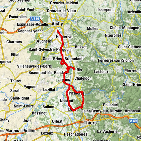 Hôtel de la gare - Château de Maulmont - Église Saint-Hilaire - Église Saint-Barthélemy